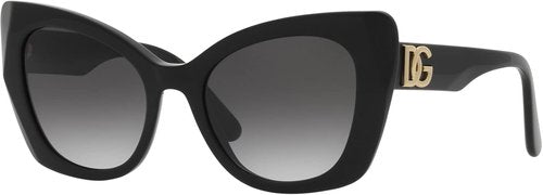 Dolce & Gabbana DG 4405 Women’s Sunglasses - Black/Grey Shaded | Stylish 53/20/140 Fit