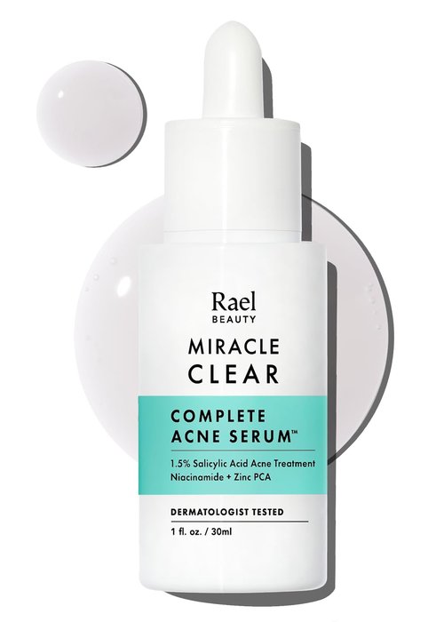 Rael Miracle Clear Serum - Salicylic Acid & Niacinamide Pore Minimizer | Korean Skin Care (1 fl oz)
