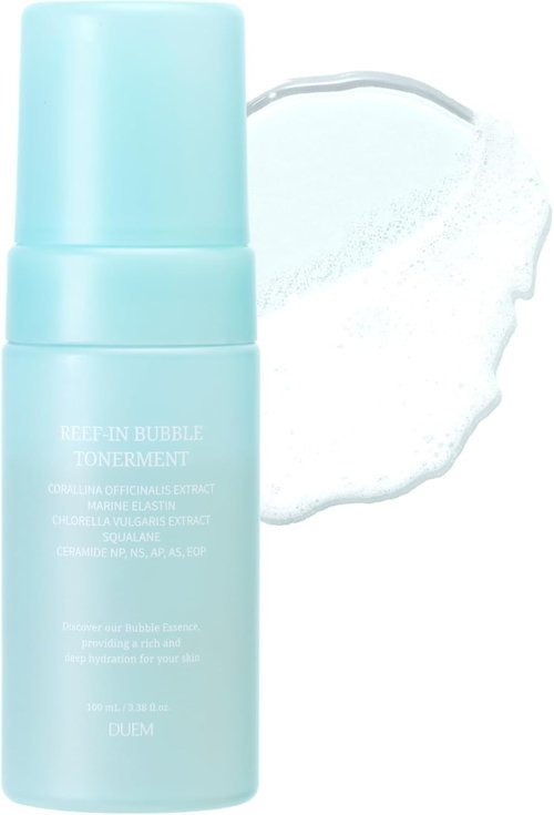 DUEM | Bubble Tonerment – Low pH Ceramide Complex Foaming Toner for 72-Hour Hydration, 3.38 fl. oz.