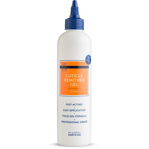 Blue Cross Cuticle Remover Gel - Hydrating Cuticle Softener for Brittle Nails | 8oz Citrus Made in USA