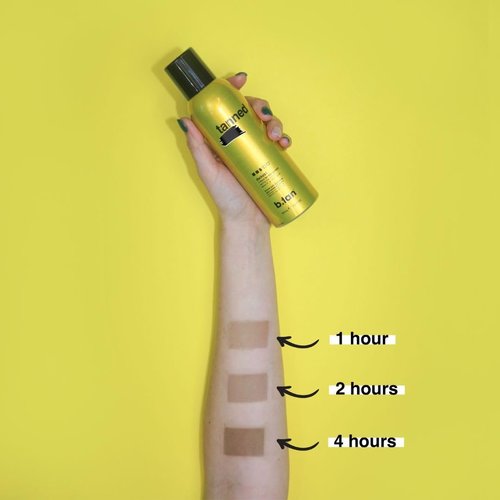 b.tan Self Tanner Bronzing Mist - Fast 1 Hour Express Sunless Tanning Spray for Dark Glow, 7 Fl Oz
