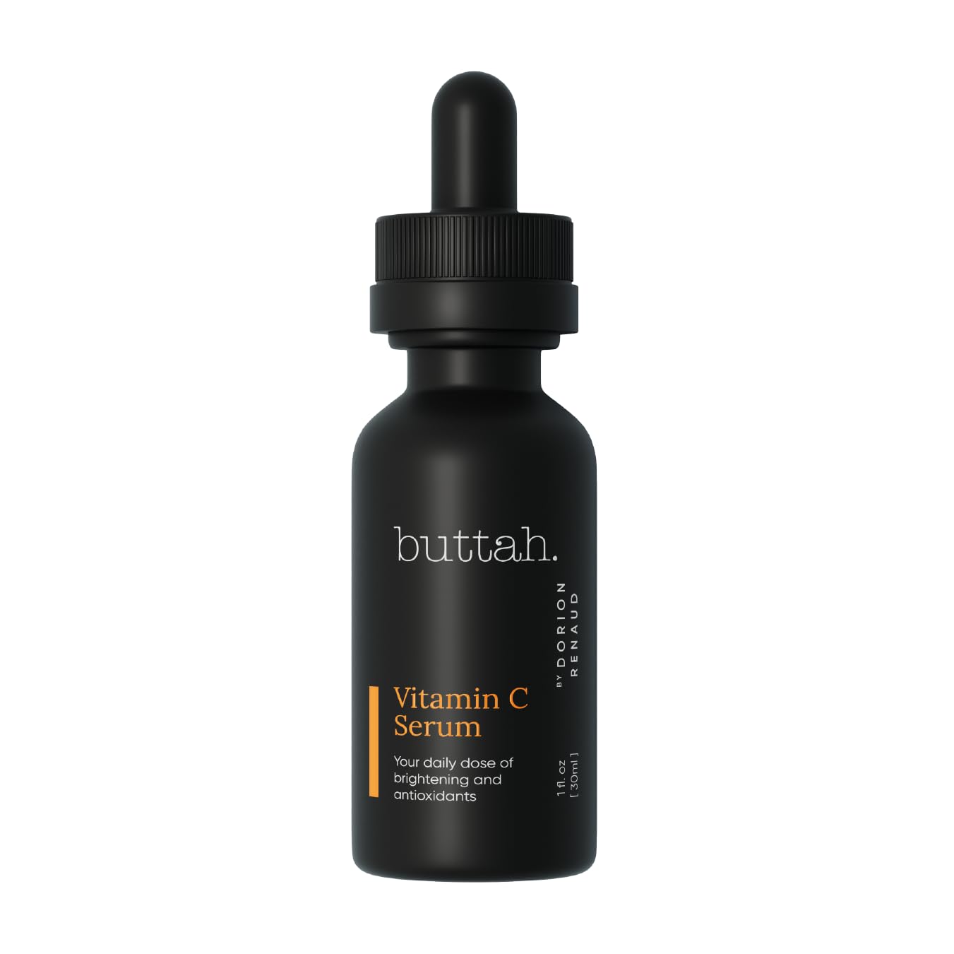 Buttah Skin Vitamin C Serum - Brightening Face Treatment with Vitamin E & Green Tea | 1 FL oz (30mL)