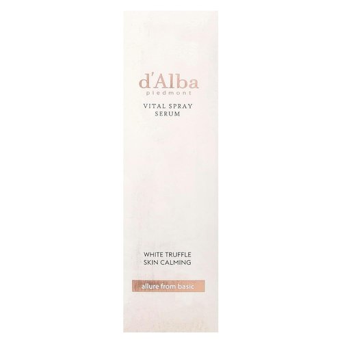 d'Alba White Truffle Serum Spray - Hydrating Facial Mist | 3.38 fl oz (100 ml)