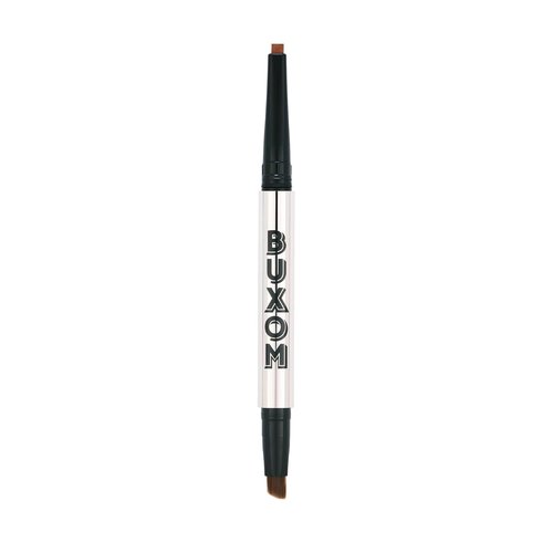 BUXOM Power Line Eyeliner - Creamy Waterproof & Smudge-Proof Retractable Liner with Bladed Tip & Brush