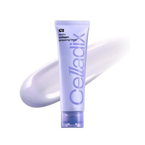Celladix Hydro Collagen Wrapping Mask - Overnight Hydrating & Firming Peel-Off | Vegan Collagen, Niacinamide, 2.53 Fl Oz
