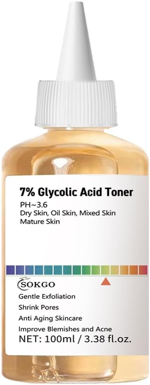 **Regine Switzerland 7% Glycolic Acid Exfoliating Toner - Pore Minimizing & Hydrating Formula**