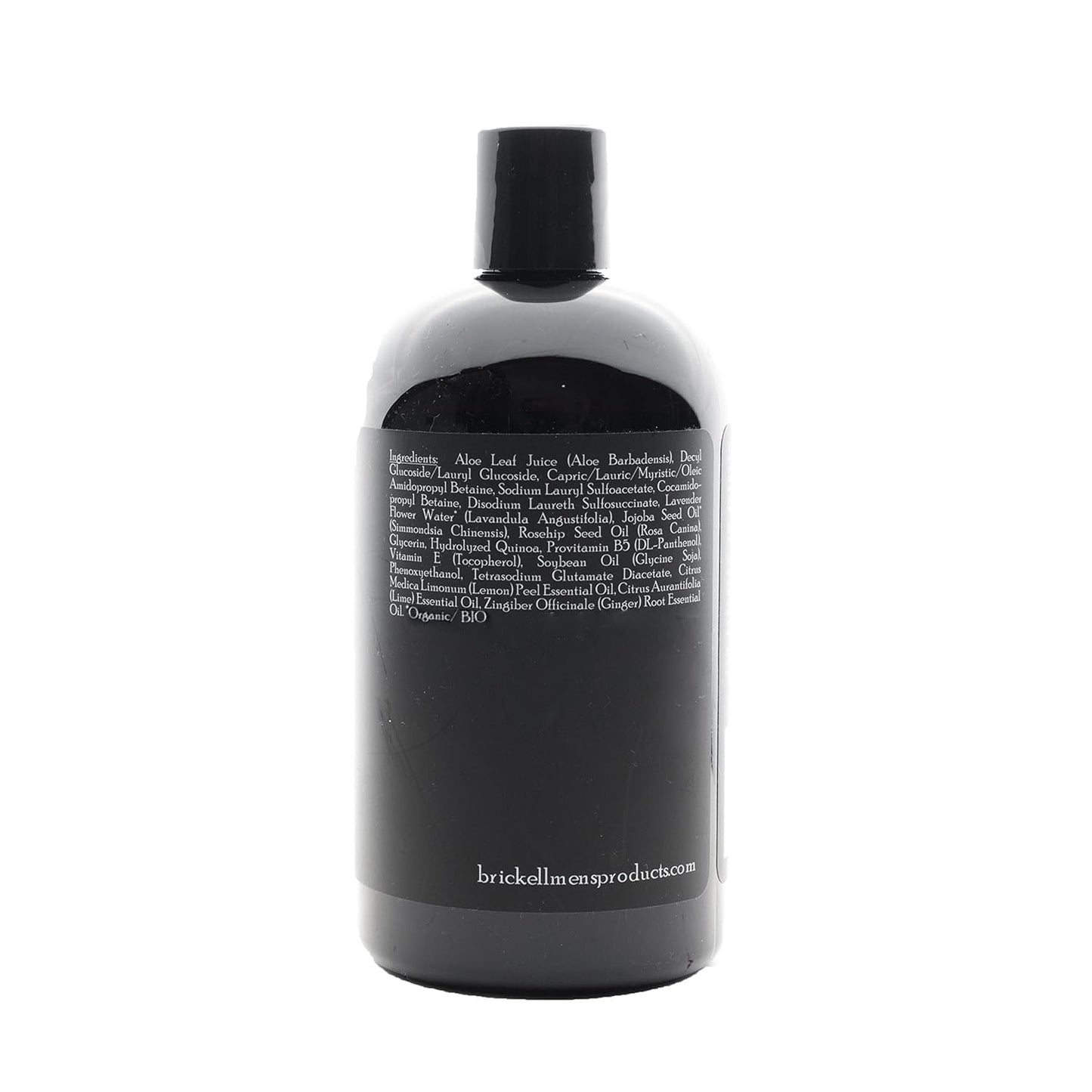 Brickell Men's 3-in-1 Body Wash Gel - Natural & Organic Spicy Citrus Scent, 16 Ounce