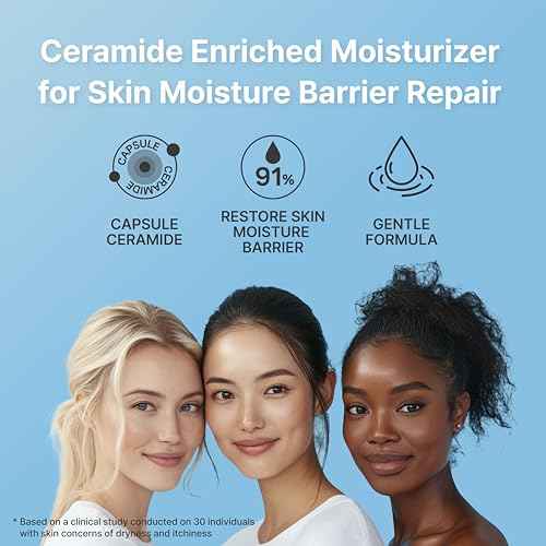 Illiyoon Ceramide Ato Concentrate Cream | Moisturizer for Dry & Sensitive Skin, 100hr Lasting Hydration, For Face & Body, Gentle for Infants, Moisture Barrier Repair, Vegan Certified, 2.53 fl.oz.