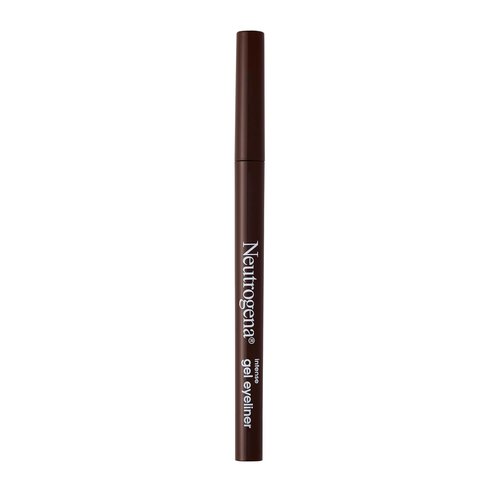 Neutrogena Intense Gel Eyeliner - Bold Precision Eye Makeup with Vitamin E | Smudge & Water-Resistant, Dark Brown, 0.004 oz