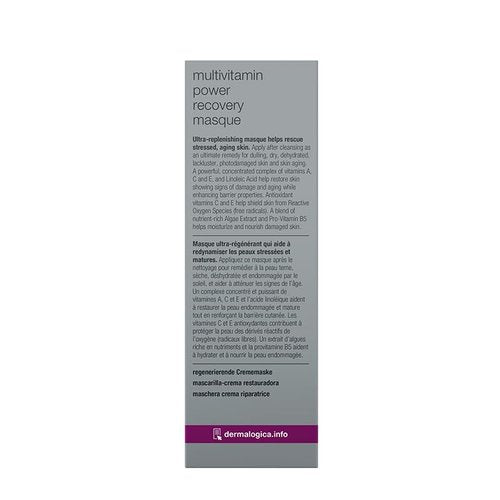 Dermalogica Multivitamin Power Recovery Masque - Anti-Aging Face Mask with Vitamin C & Lactic Acid | 2.5 fl oz