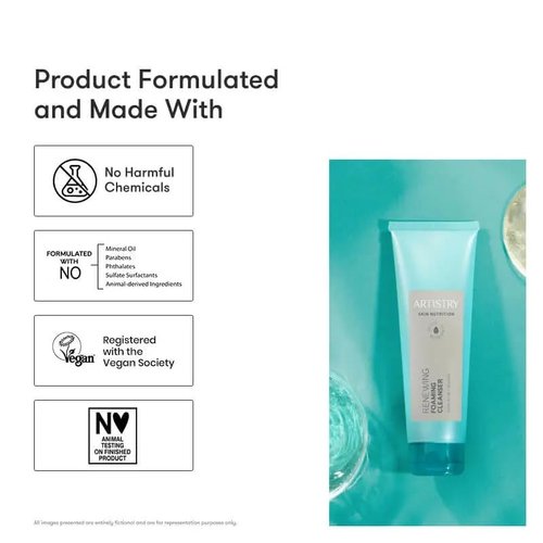 Art Stry Skin Nutrition Renewing Foaming Cleanser - 125ml | Gentle & Hydrating Formula