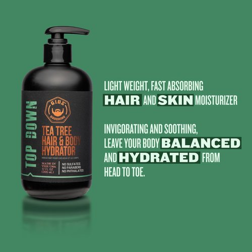 GIBS Hair and Body Hydrator - Nourishing Moisturizer for All Skin Types | 8 oz