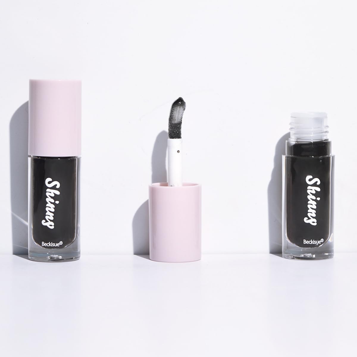 Skiennix Translucent Black Lip Oil Set - Hydrating Plumping Lip Tint | Long-Lasting Glossy Finish