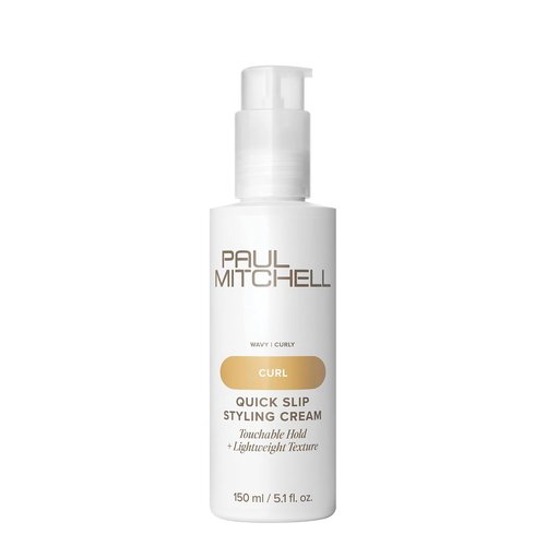 Paul Mitchell Quick Slip Styling Cream - Faster Styling & Touchable Hold for Curly/Wavy Hair | 5.1 fl. oz