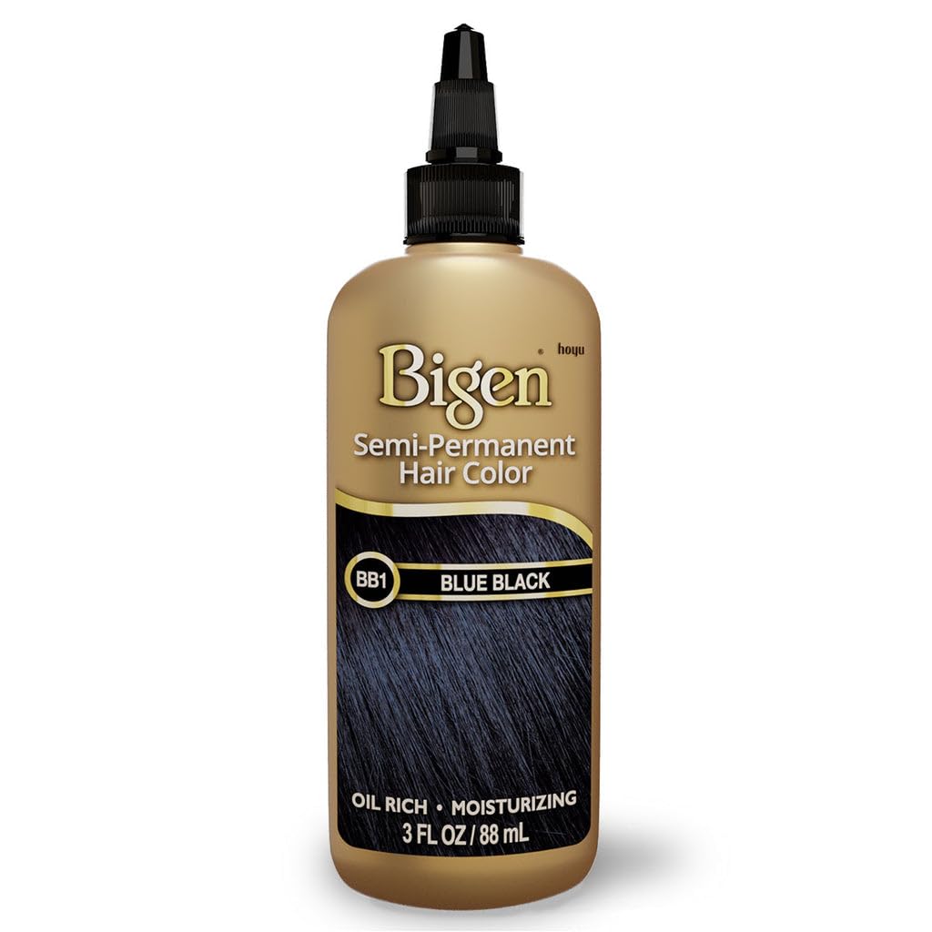 Bigen Semi-Permanent Haircolor #Nb2 Natural Black 3 Ounce (88ml) (2 Pack)