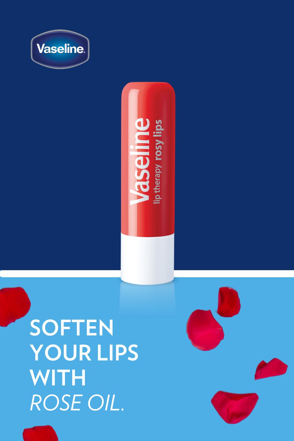 Vaseline Lip Balm - Fast-Acting Nourishment for Chapped & Cracked Lips - 12 Sticks in One Box