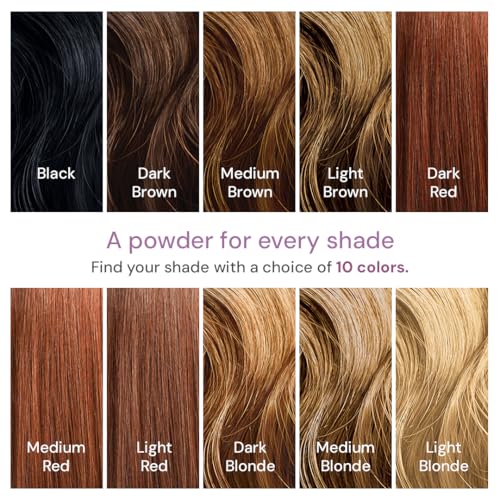 Style Edit Root Touch Up Powder | Temporary Hair Color for Gray Roots and Thinning Hair | Salon-Quality, Transfer-Resistant Hair Concealer | Black, 0.13 oz