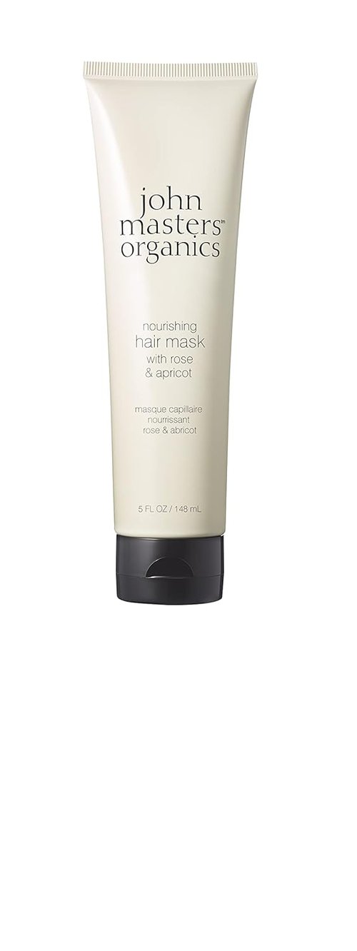 John Masters Organics Nourishing Hair Mask - Deep Conditioning Scalp Treatment | Rose & Apricot | 5 oz.