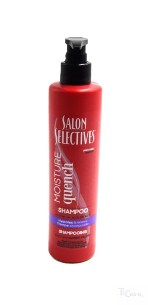 Salon Selectives Moisture Quench Shampoo - Hydrating Formula for Soft, Manageable Hair | 16 oz Pump