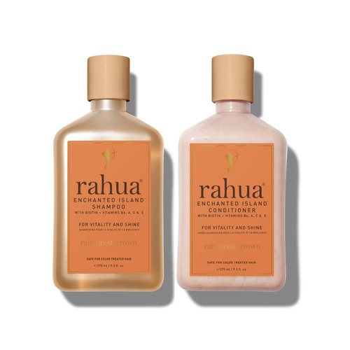 Rahua Enchanted Island Shampoo & Conditioner - Nourishing Formula for All Hair Types | 9.3 Fl Oz
