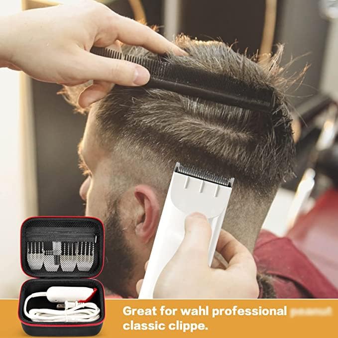 ALLPRIMO Hair Clipper Organizer Case - Compatible with Wahl Peanut Classic Trimmer #8685, Black