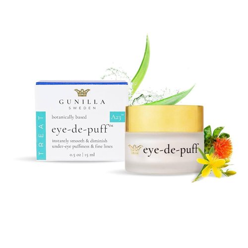 GUNILLA Anti-Aging Eye Cream - Reduce Puffiness & Dark Circles with 23 Actives | Natural & Vegan - 5 oz