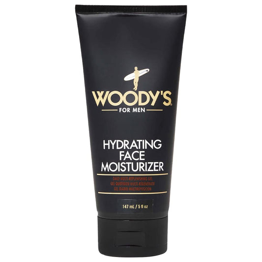 Woody's Face Moisturizer for Men - Hydrating Daily Lotion with Menthol for Dry Skin | 5 fl oz