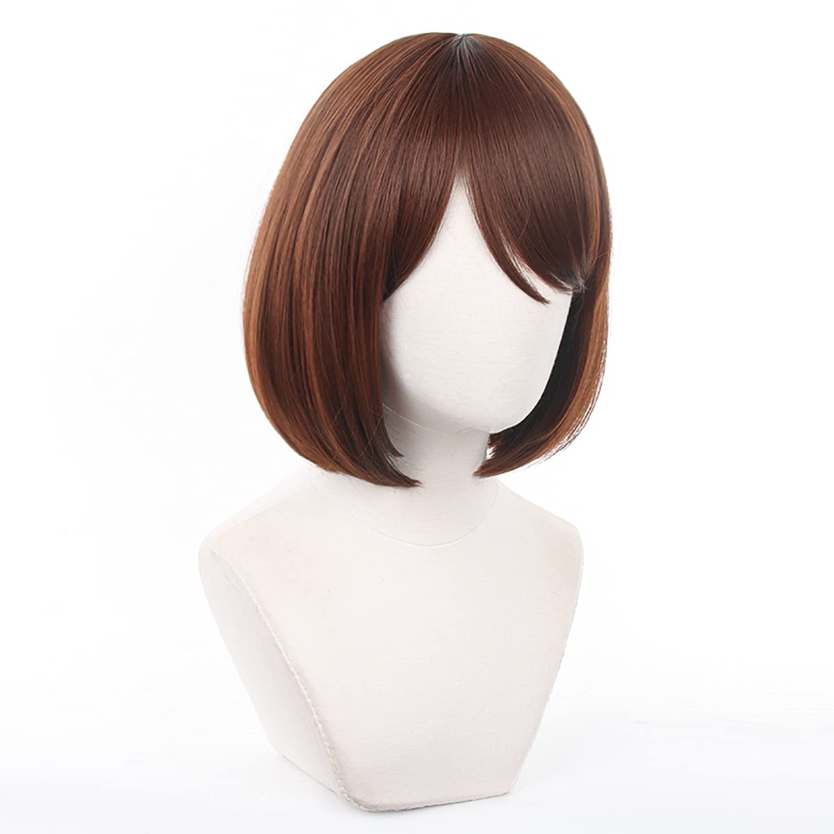 XiongXiongLe Cosplay Wig Anime Jujutsu Kaisen Ieiri Shoko Dark Orange Short Costume Hairs Replacement Wig For Women Girls Cos Role Playing Daily Party Halloween Christmas(Ieiri Shoko)