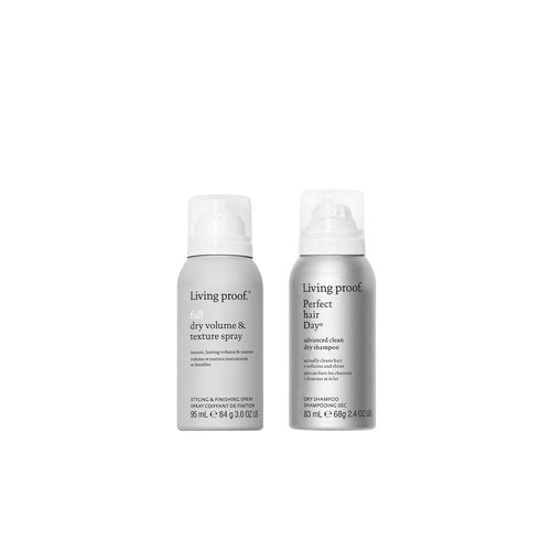 Living Proof Travel Size Bundle - Advanced Clean Dry Shampoo & Dry Volume Spray | $37 Value