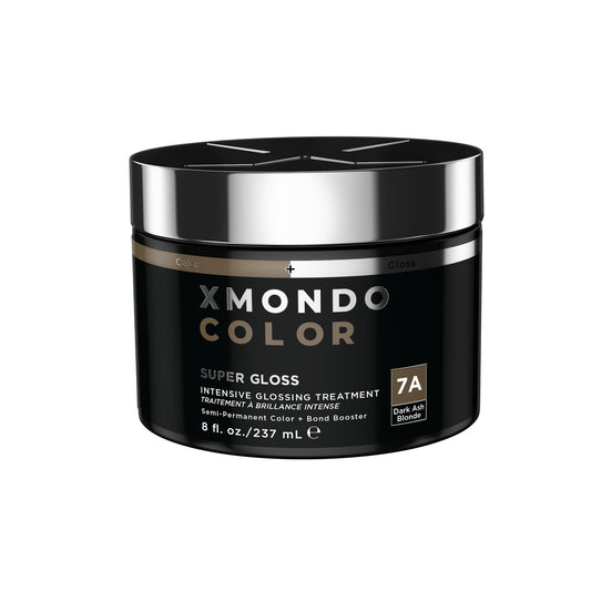 XMONDO Color Dark Ash Blonde Hair Mask - Semi-Permanent Dye with Bond Boosters, 8 Fl Oz | Vegan Formula for Nourishment & Repair