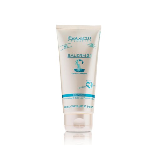 Salerm Instant Hair Conditioner 21 - Silk Protein Leave-In or Rinse-Out - 100 ml Hydrating Heat Protector