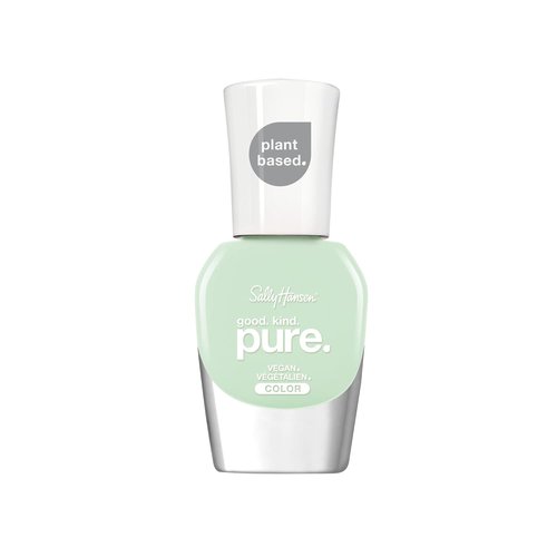 Sally Hansen Good. Kind. Pure. Nail Polish - Plant-Based Vegan Formula | 16-Free Opaque Shine | 375 Mint Refresh Color