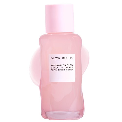 Glow Recipe PHA + BHA Face Toner - Exfoliating & Hydrating Formula with Watermelon & Cactus Water (40ml)