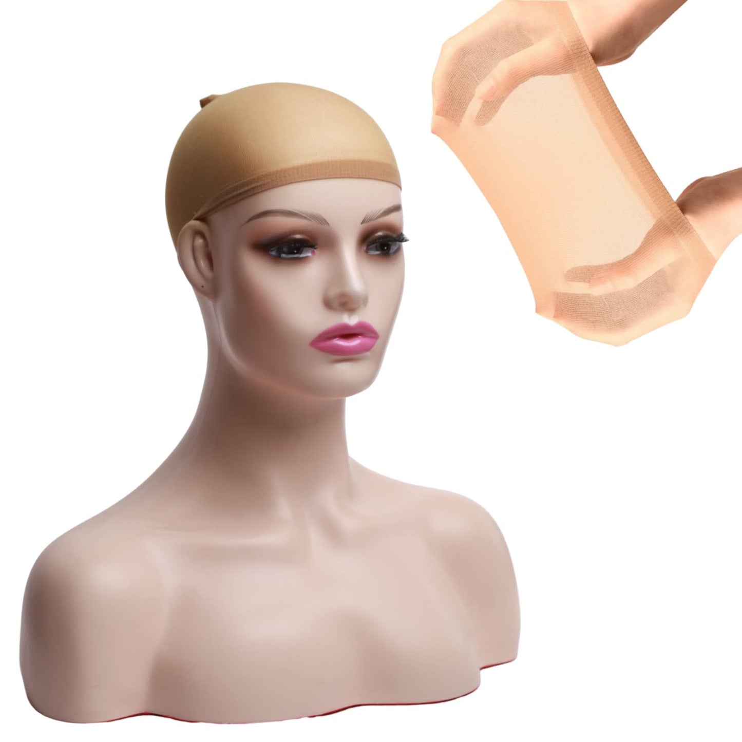 Wig Caps 24 Pieces Hd Wig Cap Nylon Stocking Caps Nude Stocking Skin Wig Caps Breathable Wig Cap for Daily Use Party