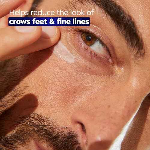 NIVEA MEN Age Defense Eye Cream with Hyaluronic Acid, 24-Hour Hydrating Under Eye Cream for Men Helps Reduce Look of Crow's Feet, Fine Lines and Dark Circles, 0.5 Fl Oz Tube