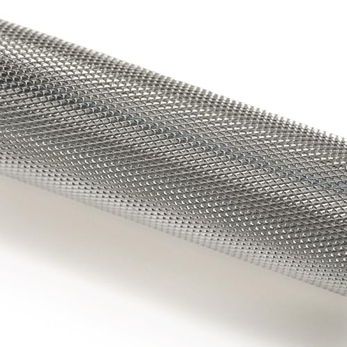 Sunny Health & Fitness Olympic Curl Bar ? Chrome Finish, 2-Inch Sleeves for Strength Training, Bearing and Bushing Rotation for Traps, Deadlifts, Squats and More, Available in Standard and Super Curl Versions