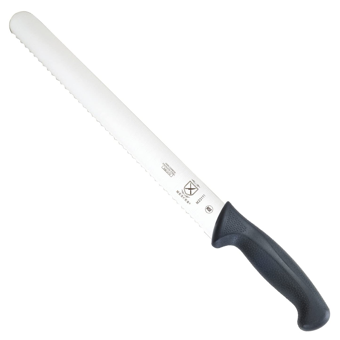 Mercer Culinary M18134BK Bread Knife, 6-Inch, Millennia Black
