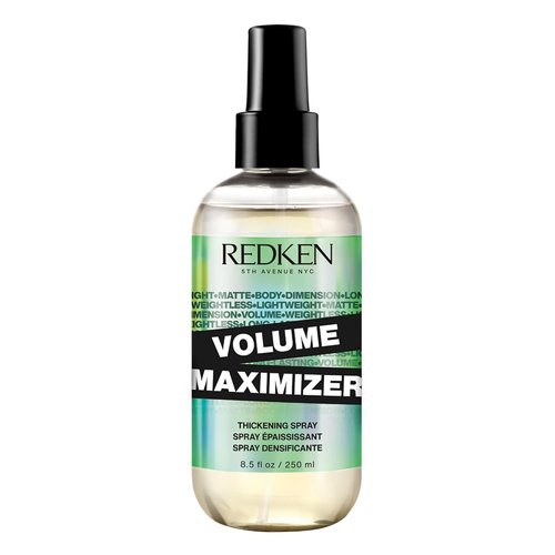 Redken Volume Maximizer Thickening Spray - Weightless Volumizing Formula for All Hair Types, Boosts Body & Volume