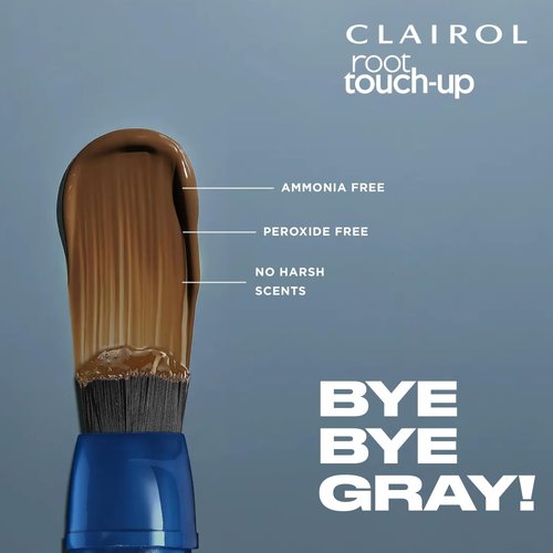 Clairol Root Touch-Up Hair Color Gel - Semi-Permanent Black Blending Formula, 2 oz