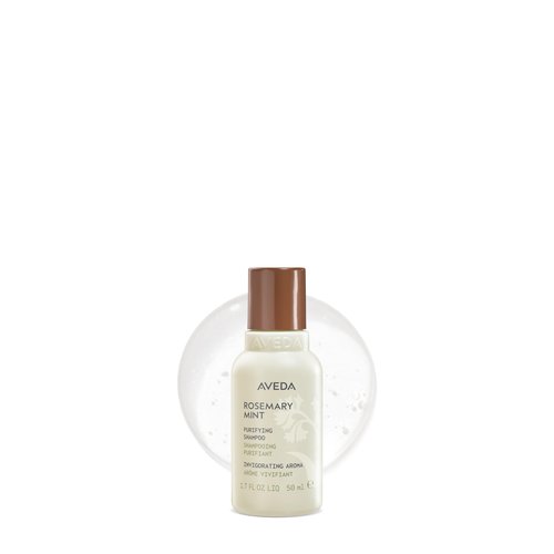 Aveda Rosemary Mint Purifying Shampoo | Clarifying Shampoo | Gently Removes Buildup, Adds Shine | For Normal to Oily Hair, Fine to Medium Hair | Invigorating Aroma| 97% Naturally Derived*, 1.7 Fl Oz