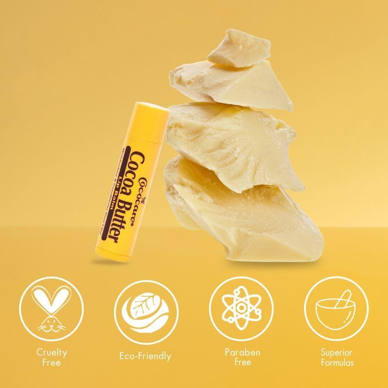 CocoCare Lip Balm - Nourishing Cocoa Butter Formula | 0.15 Ounce Moisturizer