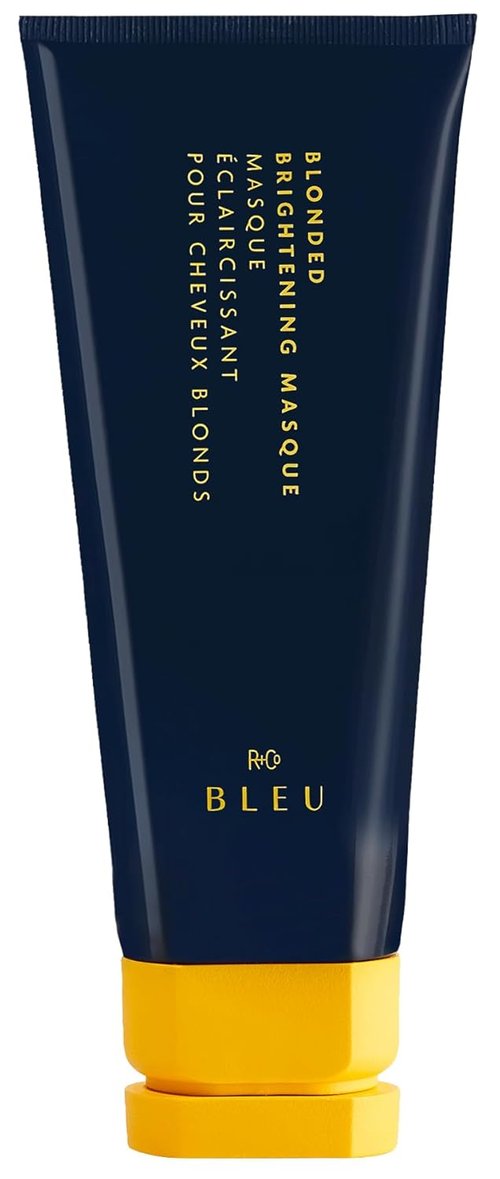 R+Co BLEU Blonded Brightening Masque - Revitalize Dull Blondes, Neutralize Yellow Undertones, 5 oz