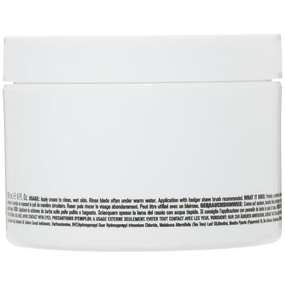 Baxter of California Super Close Shave Formula - Easy Glide Soothing Cream with Tea Tree Oil & Peppermint