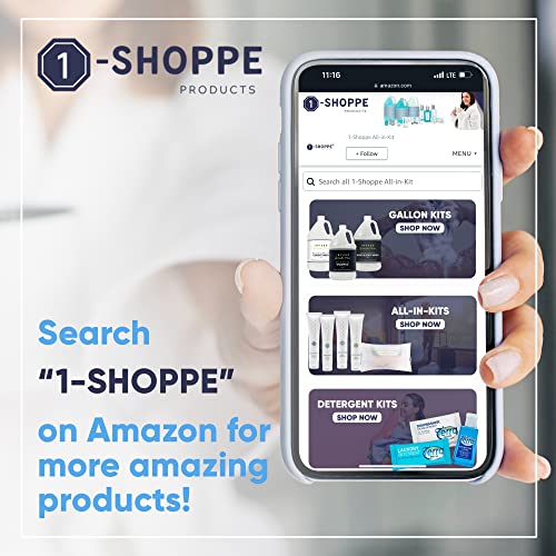 Infuse Black Hotel Soaps and Toiletries Bulk Set | 1-Shoppe All-In-Kit Amenities for Hotels & Airbnb | 1 oz Hotel Cleansing Bar and Conditioning Shampoo Travel Size | 100 Pieces