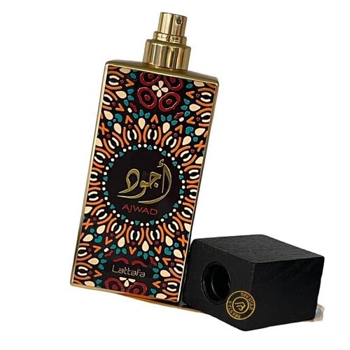 Lattafa Ajwad – Rose, Fruity, Vanilla, Powdery – Eau de Parfum Spray Long-Lasting Fragrance for Unisex, 2.0 Ounce / 60 ml