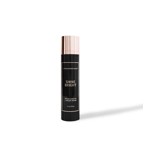 Beachwaver Co. Shine Bright Serum - 1.7 Oz | Award-Winning Vegan Keratin & Argan Oil Formula for Silky, Frizz-Free Hair