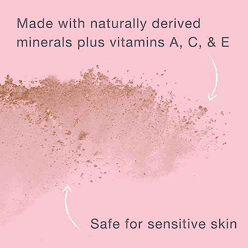 Neutrogena Mineral Sheers Loose Powder Makeup Foundation, Lightweight Face Makeup, Sheer to Medium Buildable Coverage, Sensitive Skin Foundation with Vitamins A, C, & E, Natural Ivory 20, .19 oz