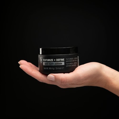 RUSK Semi-Matte Pomade - Texturizing & Defining Hair Product | Lightweight, Humidity-Resistant, 3.4 oz