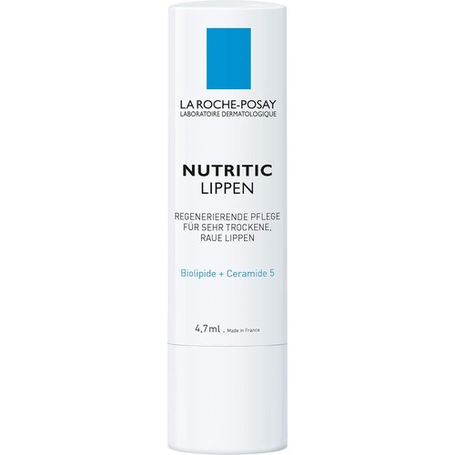 La Roche-Posay Nutritic Lip Balm - Soothes & Repairs Very Dry Lips with Shea Butter | 0.15 Fl Oz