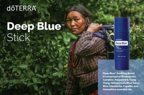 doTERRA Deep Blue Stick - Soothing Pain Relief for Muscles and Joints | Convenient Travel Size